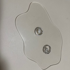 リングピロー パール アクリル 結婚式の画像