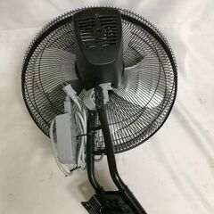 【北見市発】トラスコ TRUSCO Luft hafen 全閉式工場扇業務用扇風機 TFLHA-45W-BK 2019年製 黒 ⓶ (D6625mkmYM)の画像