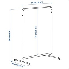 IKEAハンガーらっkラックの画像