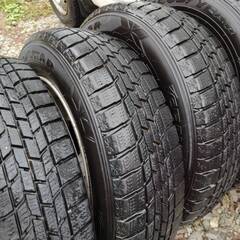 スタッドレスタイヤ & アルミ 13インチ 155/70R13 4穴 の画像