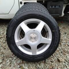 スタッドレスタイヤ & アルミ 13インチ 155/70R13 4穴 の画像