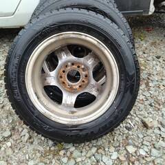 スタッドレスタイヤ & アルミ 13インチ 155/70R13 4穴 の画像