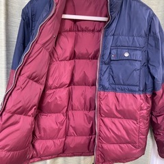 TOMMY HILFIGER トミーヒルフィガー リバーシブル　ダウン M  ダウンジャケット リバーシブル アウター  ダウンの画像