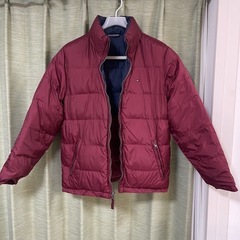 TOMMY HILFIGER トミーヒルフィガー リバーシブル　ダウン M  ダウンジャケット リバーシブル アウター  ダウンの画像
