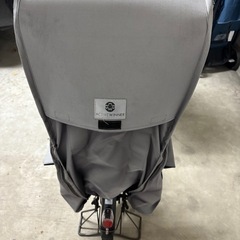 子供乗せ自転車　レインカバー後ろの画像