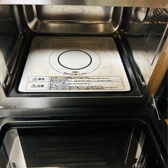  オーブンレンジ フラット アイリスオーヤマ 18L フラットテーブルの画像