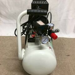 【北見市発】静音オイルレスエアーコンプレッサー SSL-24 2020年製 白 (D6629ayayYM)の画像