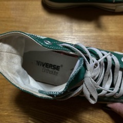 CONVERSE ALL STAR グリーンスニ ーカー（箱有り）の画像