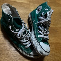 CONVERSE ALL STAR グリーンスニ ーカー（箱有り）の画像