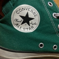 CONVERSE ALL STAR グリーンスニ ーカー（箱有り）の画像