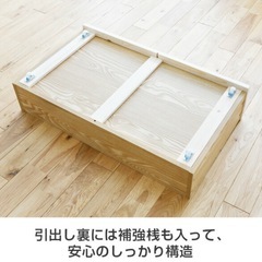 ベッド下 収納ボックス　キャスター付き　　の画像