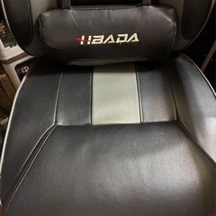 「お引き渡し先決定」オフィスチェア　腰サポートクッションつき ゲーミングチェア　高さ調整可能　　の画像