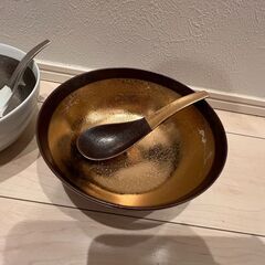 ラーメンどんぶり 究極のラーメン鉢 レンゲ付の画像