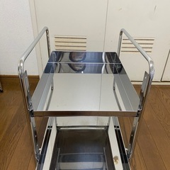 燕三条　シンク下スライドラック2段　幅35センチ
の画像
