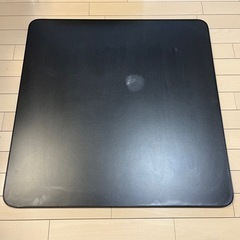 コタツ 天板 のみ リバーシブル 白 黒 正方形 四角 中古 75×75の画像