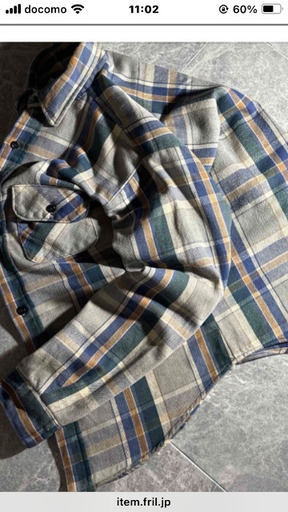 70年代five brother ヘビーネルシャツ