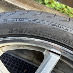 work グノーシス　CV203 8.5Jx20+54 245/40R20の画像