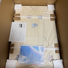 ペット用 棺 66×42×24cm & お別れ布団 セット そのまま火葬できる 桐製 小型～中型犬 猫 うさぎ S～Lの画像