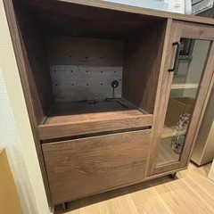 レンジ台 キッチン収納 食器棚の画像