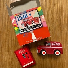 コカコーラ　ミニカー３個セットの画像