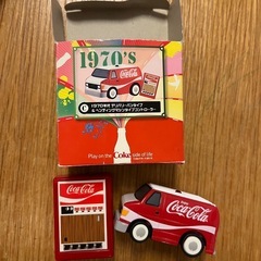 コカコーラ　ミニカー３個セットの画像