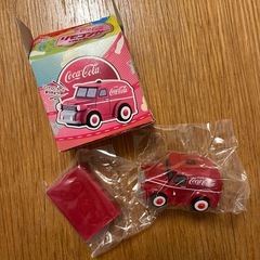 コカコーラ　ミニカー３個セットの画像