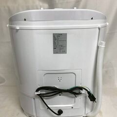 【北見市発】ジェネレーションパス 小型二層式洗濯機 SP-NWM01 2024年製 白 (E3674khtYM)の画像