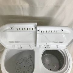 【北見市発】ジェネレーションパス 小型二層式洗濯機 SP-NWM01 2024年製 白 (E3674khtYM)の画像