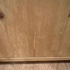 可愛い木製のゴミ箱の画像