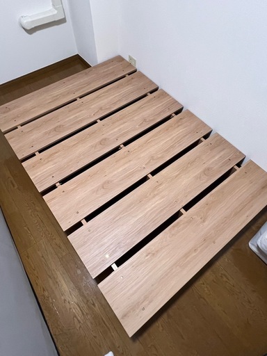 LOWYAすのこベッドフレーム/セミダブル