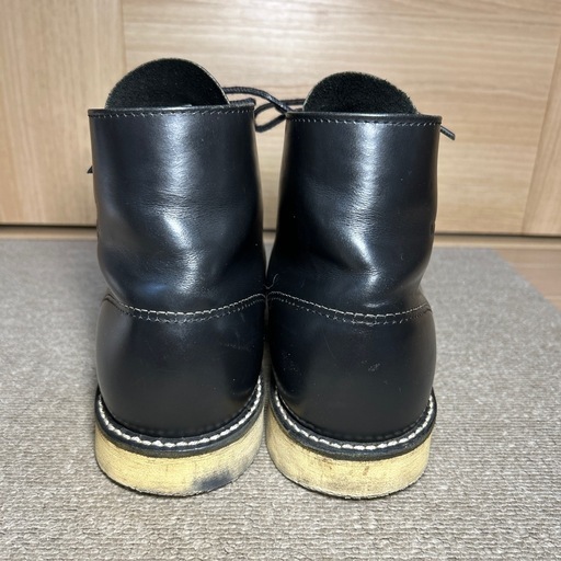 【8D 良品 06年】レッドウィング 8165 黒 プレーントゥ redwing