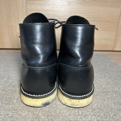 【8D 良品 06年】レッドウィング 8165 黒 プレーントゥ redwingの画像