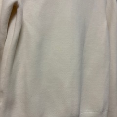 UNIQLO/アイボリー/ウォッシャブルクルーネックセーター/XSの画像