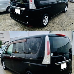 セレナC26車検２年付き左側パワースライドドアナビテレビETC バックカメラの画像