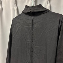 Mew MORE REFINED/ブラック/ロングワンピース/リブ襟の画像