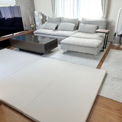 ★プレイマット美品★Poled & Cream  折りたたみ ベーシック140×290cmの画像