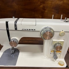 【レトロ】足踏みミシン　JANOME トピアエース802型 の画像