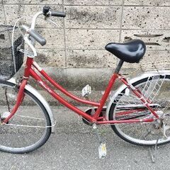 26インチ無段変速自転車の画像