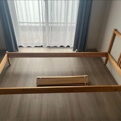 IKEA FJELLSE 19963 シングルベッドフレームとマットレスの画像