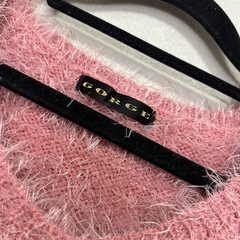ニット　ピンク　ふわふわ　もこもこ　ぴんく　暖かい　可愛い　オシャレ　トップス サイズ : Mの画像