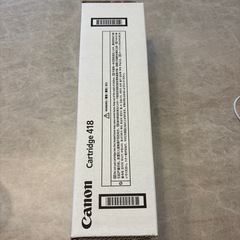 【新品未開封】Canon トナーカートリッジ 418 1個の画像