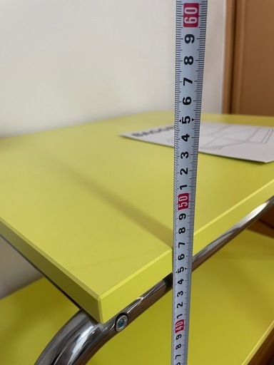 IKEA BAGGBODA イケア バッグボーダ イエロー サイドテーブルn