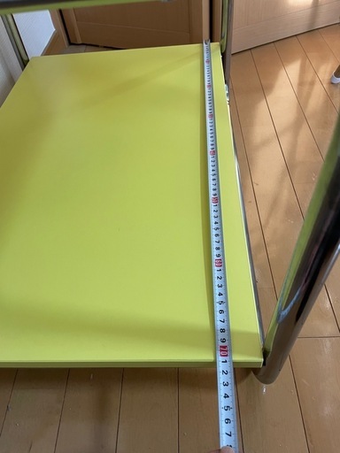 IKEA BAGGBODA イケア バッグボーダ イエロー サイドテーブルn