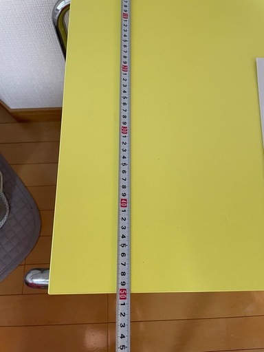 IKEA BAGGBODA イケア バッグボーダ イエロー サイドテーブル (FINE