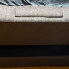 収納付き2人掛けソファの画像