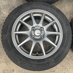 アルミホイール　4本　オールシーズンタイヤ　タイヤバリ山　15インチ　175/65R15の画像