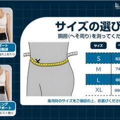 腰 サポーター コルセット 腰ベルト [JIS認証] 骨盤補正 猫背 Lサイズの画像