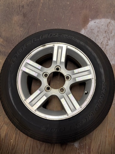 jb23ジムニー純正アルミ付き夏タイヤ