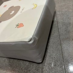 くま柄 ベビー／キッズ クッションチェアクッション　ベビーチェア用 クッション くまデザインの画像