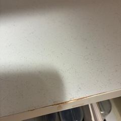 カウンター下収納　伸縮棚の画像